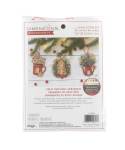Dimensions Gold Collection Counted Cross Stitch Ornament Kit -Sweet Christmas Ornaments (14 Count), 70-09607