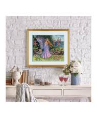 Dimensions Gold Collection Counted Cross Stitch Kit 14"X12" -Summer Fairy (16 Count), 70-35410
