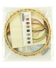 Dimensions Counted Cross Stitch Kit 6" Round Birdie Teacup (14 Count), 72-76324