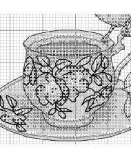 Dimensions Counted Cross Stitch Kit 6" Round Birdie Teacup (14 Count), 72-76324
