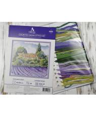 Cross Stitch Kit “Lavender Waves” Iris Design 05209