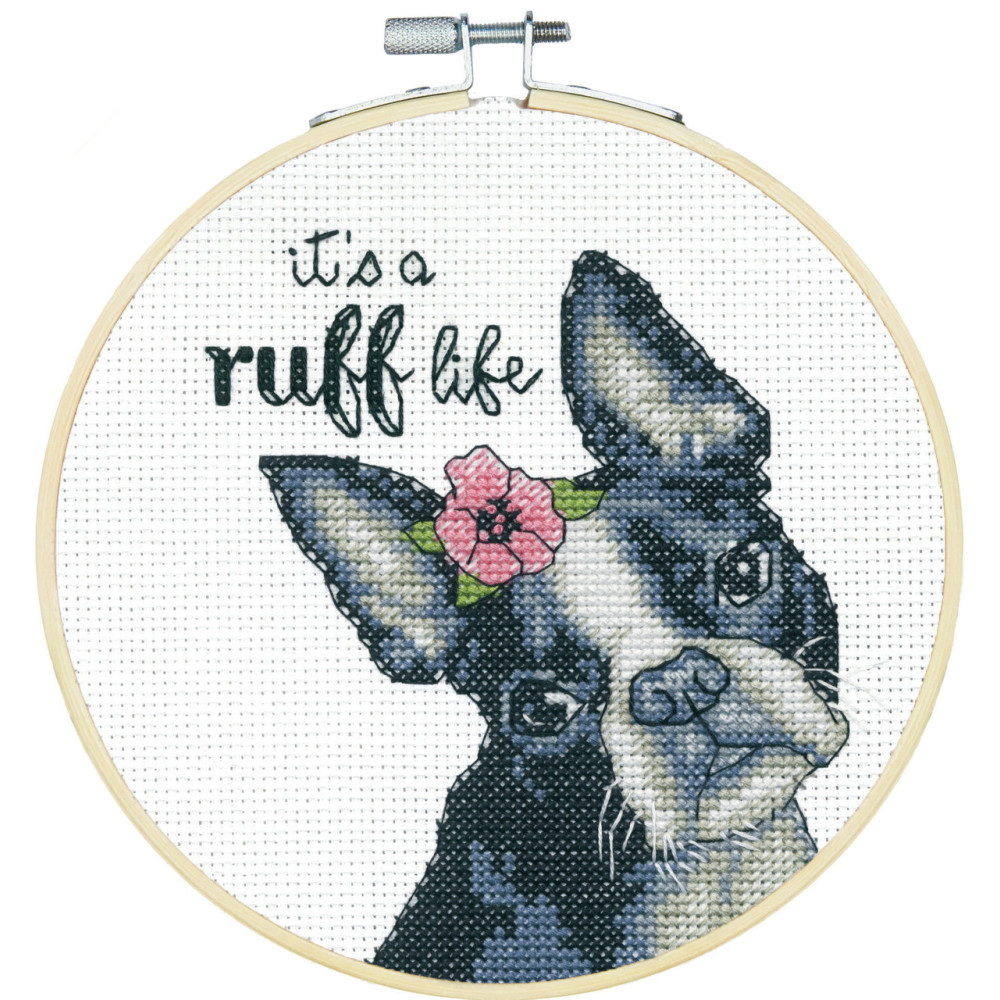 Counted Cross Stitch Kit Ruff Life, Dimensions, 72-76108