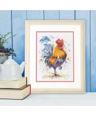 Dimensions Counted Cross Stitch Kit - Rooster 16 Count, 70-35432