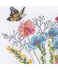 Dimensions Counted Cross Stitch Kit - Wildflower Vases 16 Count, 70-35431