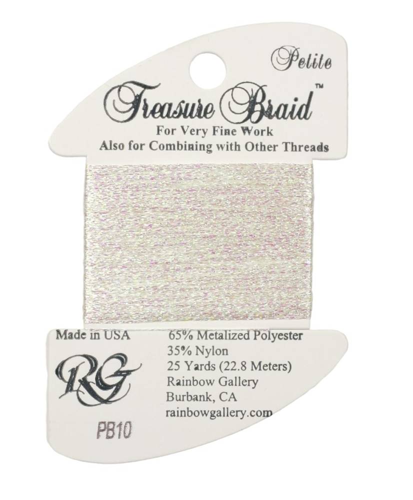 Thread PB10- White Pearl Rainbow Gallery