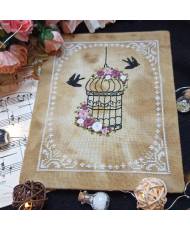 Cross Stitch Kit on Evenweave Fabric Happiness in the Skies, 1057