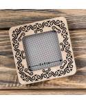 Small Hoop plywood magnetic for embroidery 6x6cm, ornament, Wonderland Crafts WLMP-001