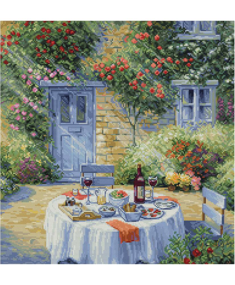 Cross Stitch Kit Luca-S - Romantic Garden, BU5055